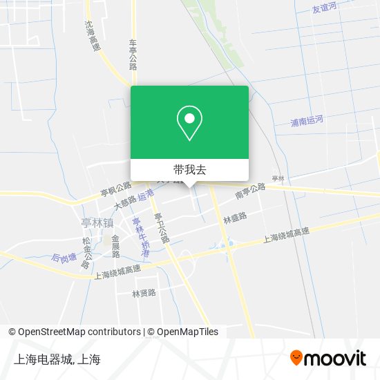 上海电器城地图