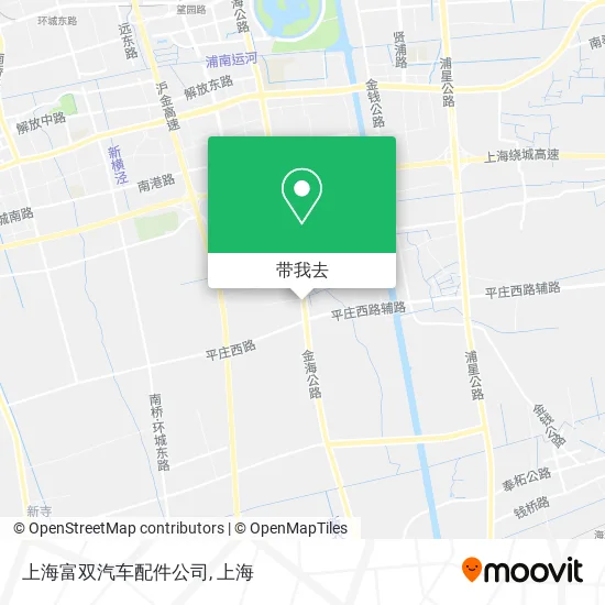 上海富双汽车配件公司地图