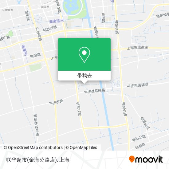联华超市(金海公路店)地图