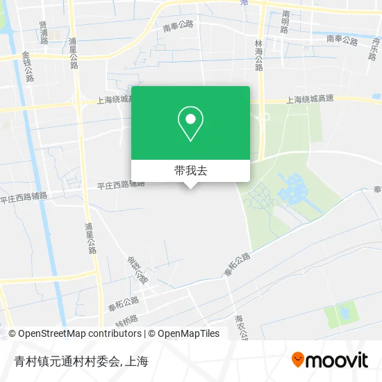 青村镇元通村村委会地图