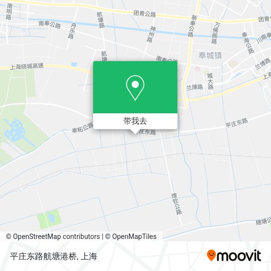 平庄东路航塘港桥地图