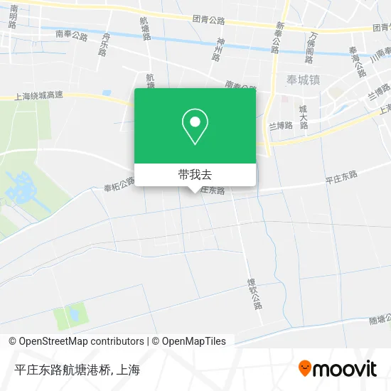 平庄东路航塘港桥地图