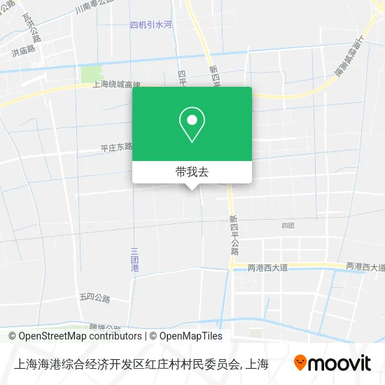 上海海港综合经济开发区红庄村村民委员会地图