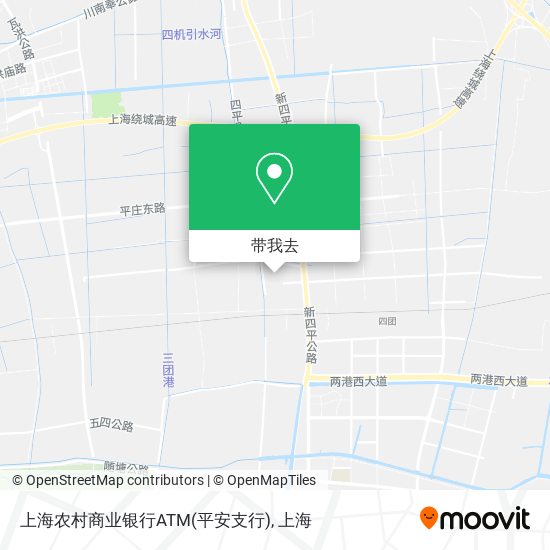 上海农村商业银行ATM(平安支行)地图