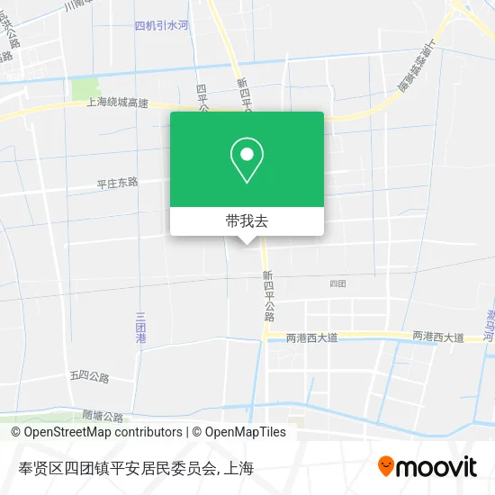 奉贤区四团镇平安居民委员会地图