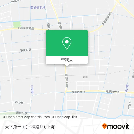 天下第一面(平福路店)地图