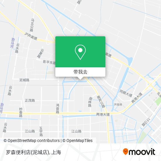 罗森便利店(泥城店)地图