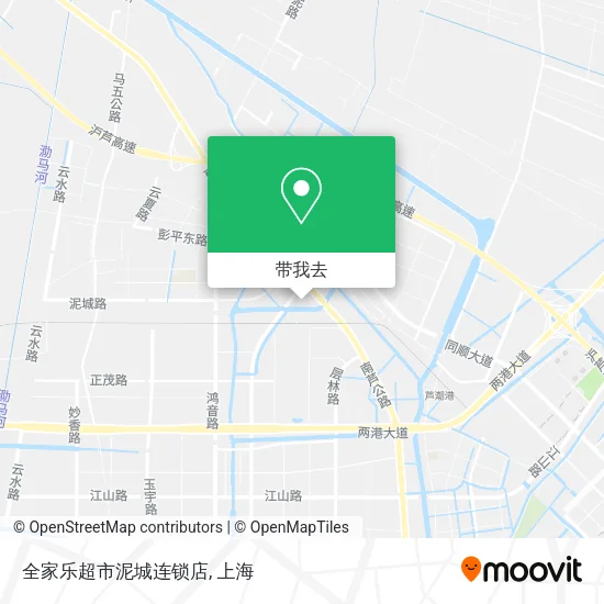 全家乐超市泥城连锁店地图
