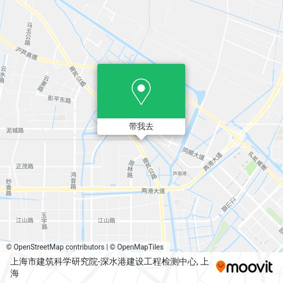 上海市建筑科学研究院-深水港建设工程检测中心地图