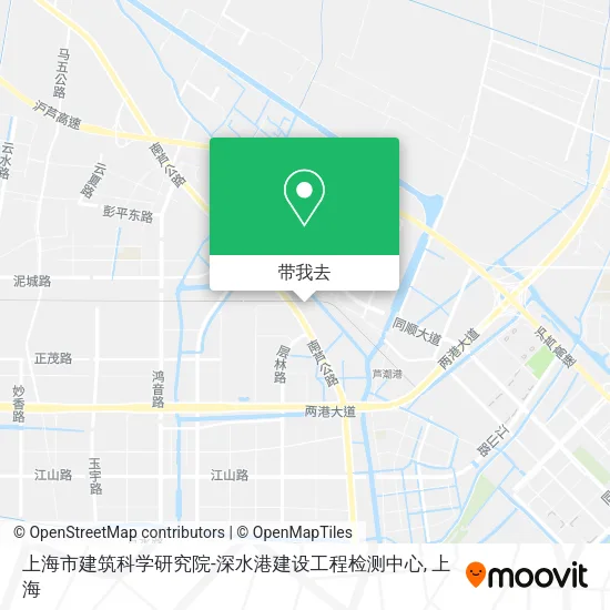 上海市建筑科学研究院-深水港建设工程检测中心地图