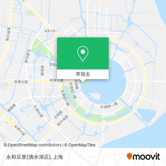 永和豆浆(滴水湖店)地图