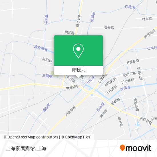 上海豪鹰宾馆地图