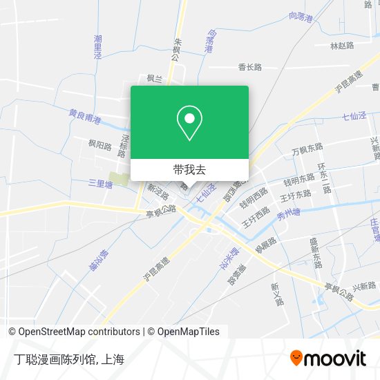 丁聪漫画陈列馆地图