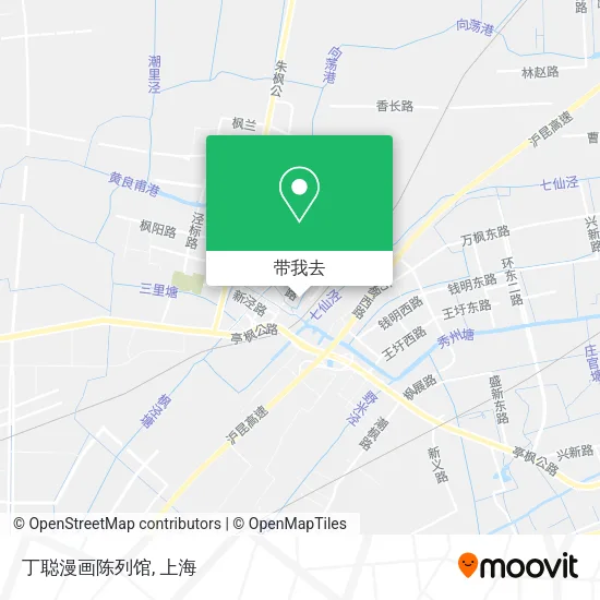 丁聪漫画陈列馆地图