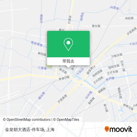 金皇朝大酒店-停车场地图