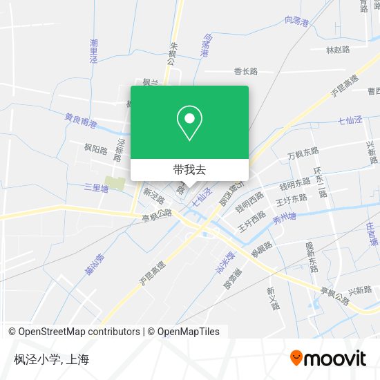 枫泾小学地图