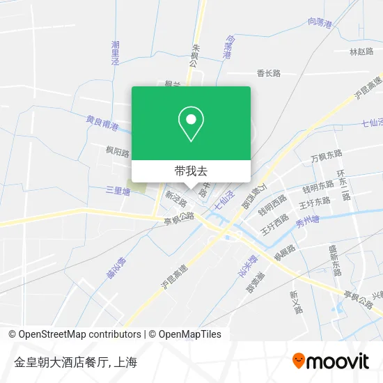 金皇朝大酒店餐厅地图
