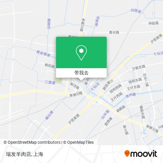 瑞发羊肉店地图