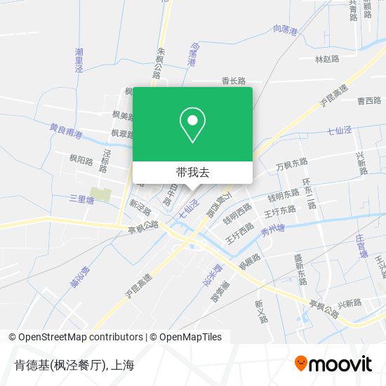 肯德基(枫泾餐厅)地图