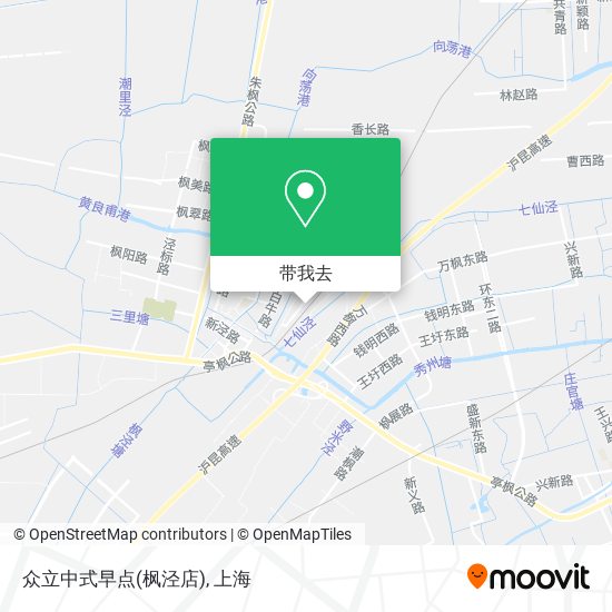 众立中式早点(枫泾店)地图