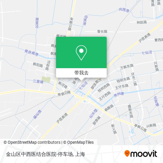 金山区中西医结合医院-停车场地图