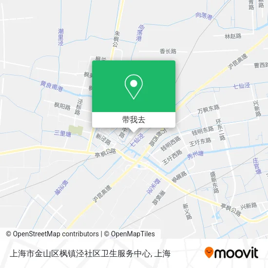 上海市金山区枫镇泾社区卫生服务中心地图