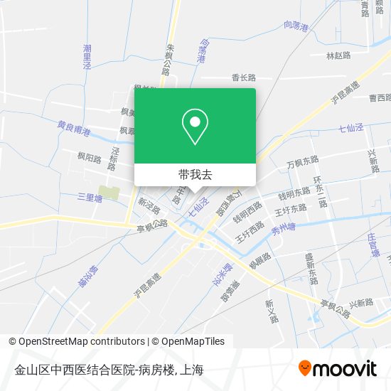 金山区中西医结合医院-病房楼地图