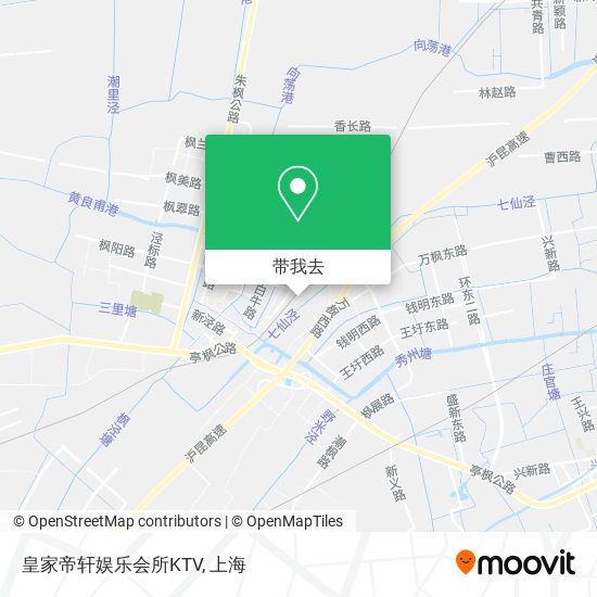 皇家帝轩娱乐会所KTV地图