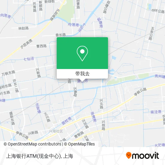 上海银行ATM(现金中心)地图