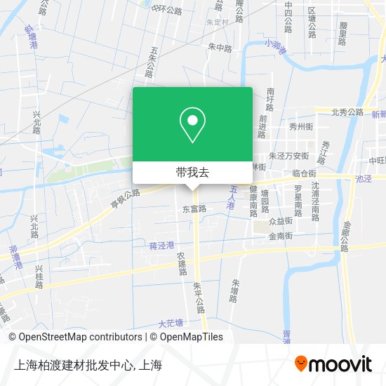 上海柏渡建材批发中心地图