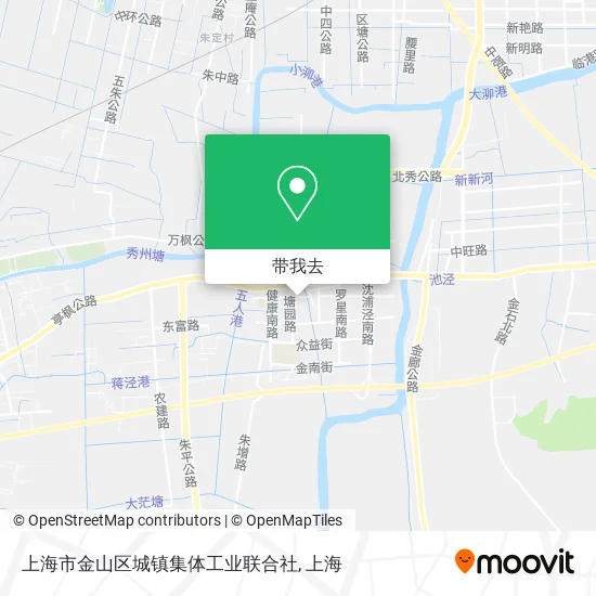 上海市金山区城镇集体工业联合社地图