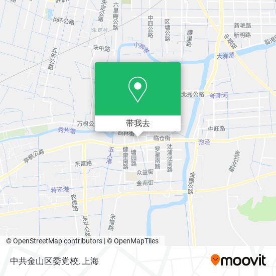 中共金山区委党校地图