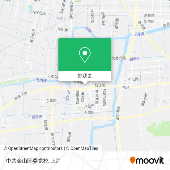 中共金山区委党校地图