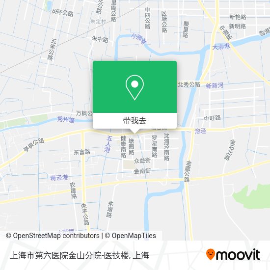 上海市第六医院金山分院-医技楼地图