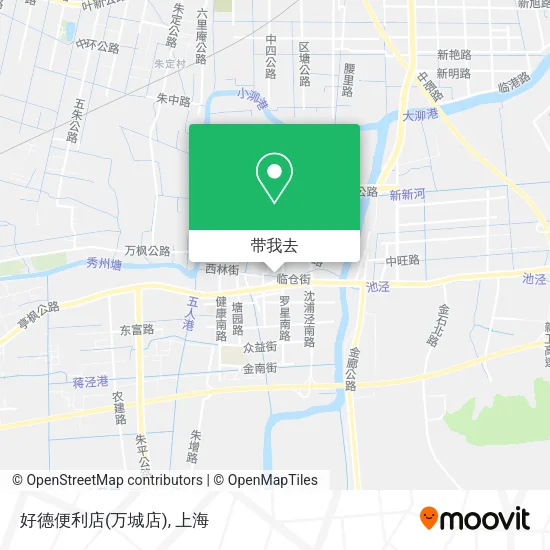 好德便利店(万城店)地图