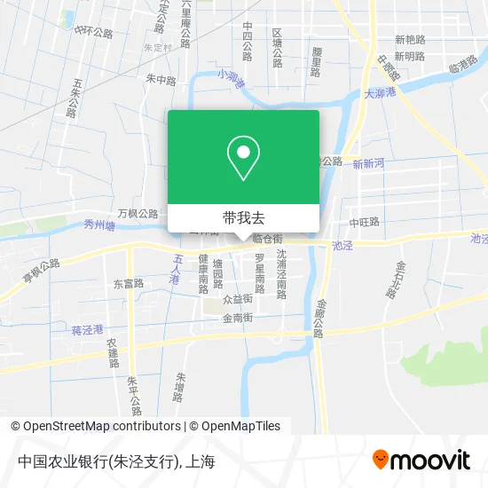 中国农业银行(朱泾支行)地图