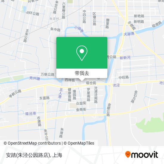 安踏(朱泾公园路店)地图