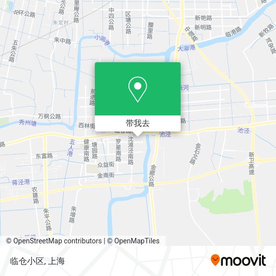 临仓小区地图