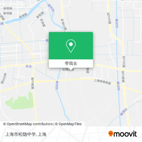上海市松隐中学地图