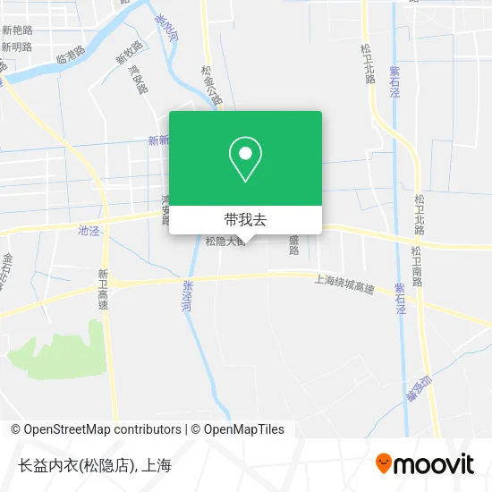 长益内衣(松隐店)地图
