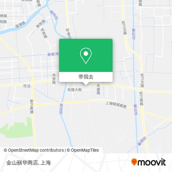 金山丽华商店地图