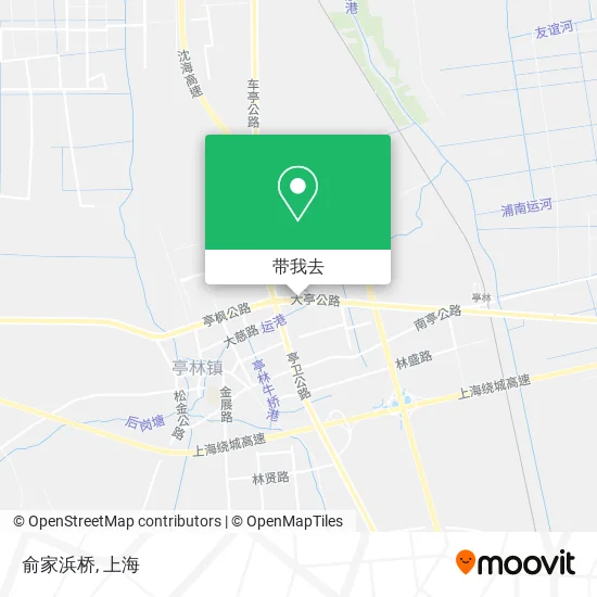 俞家浜桥地图