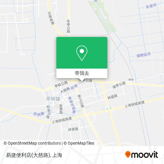 易捷便利店(大慈路)地图