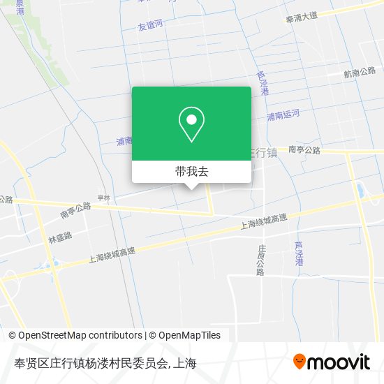 奉贤区庄行镇杨溇村民委员会地图