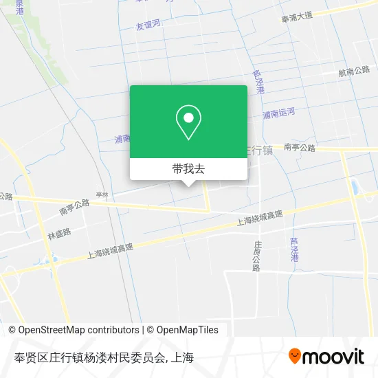 奉贤区庄行镇杨溇村民委员会地图