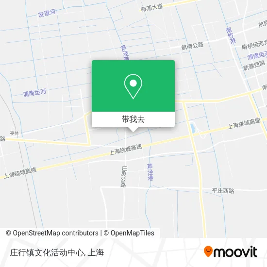 庄行镇文化活动中心地图