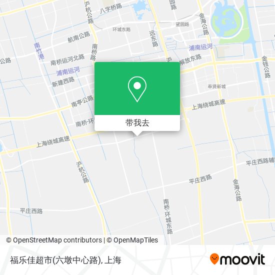 福乐佳超市(六墩中心路)地图