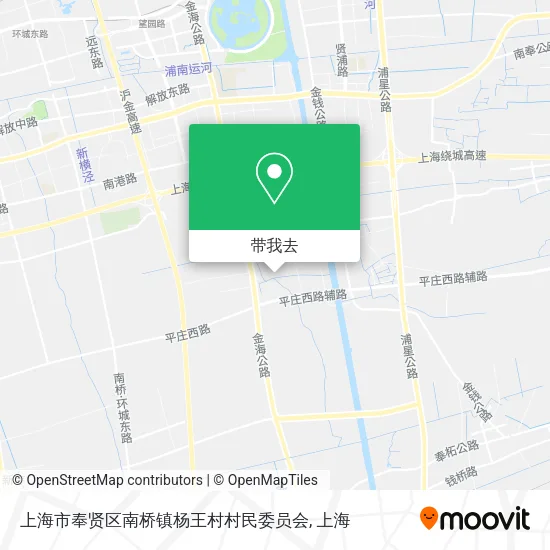 上海市奉贤区南桥镇杨王村村民委员会地图