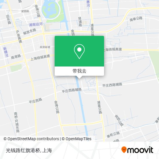 光钱路红旗港桥地图