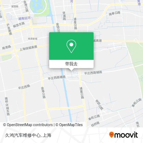 久鸿汽车维修中心地图